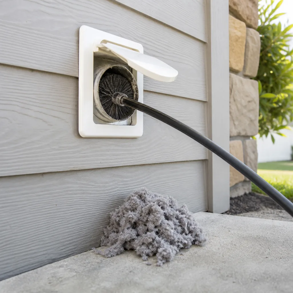 Dryer vent cleaning