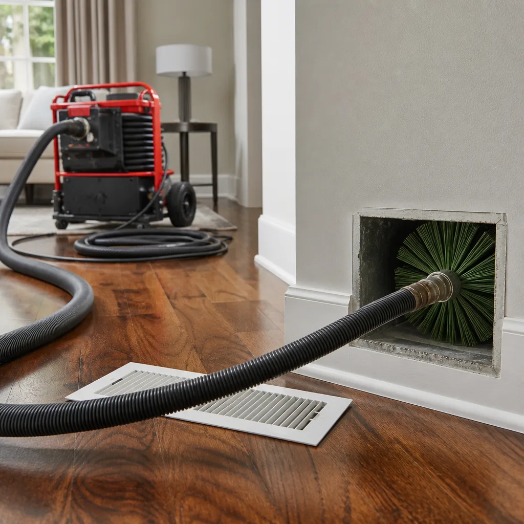 Whole-home duct cleaning